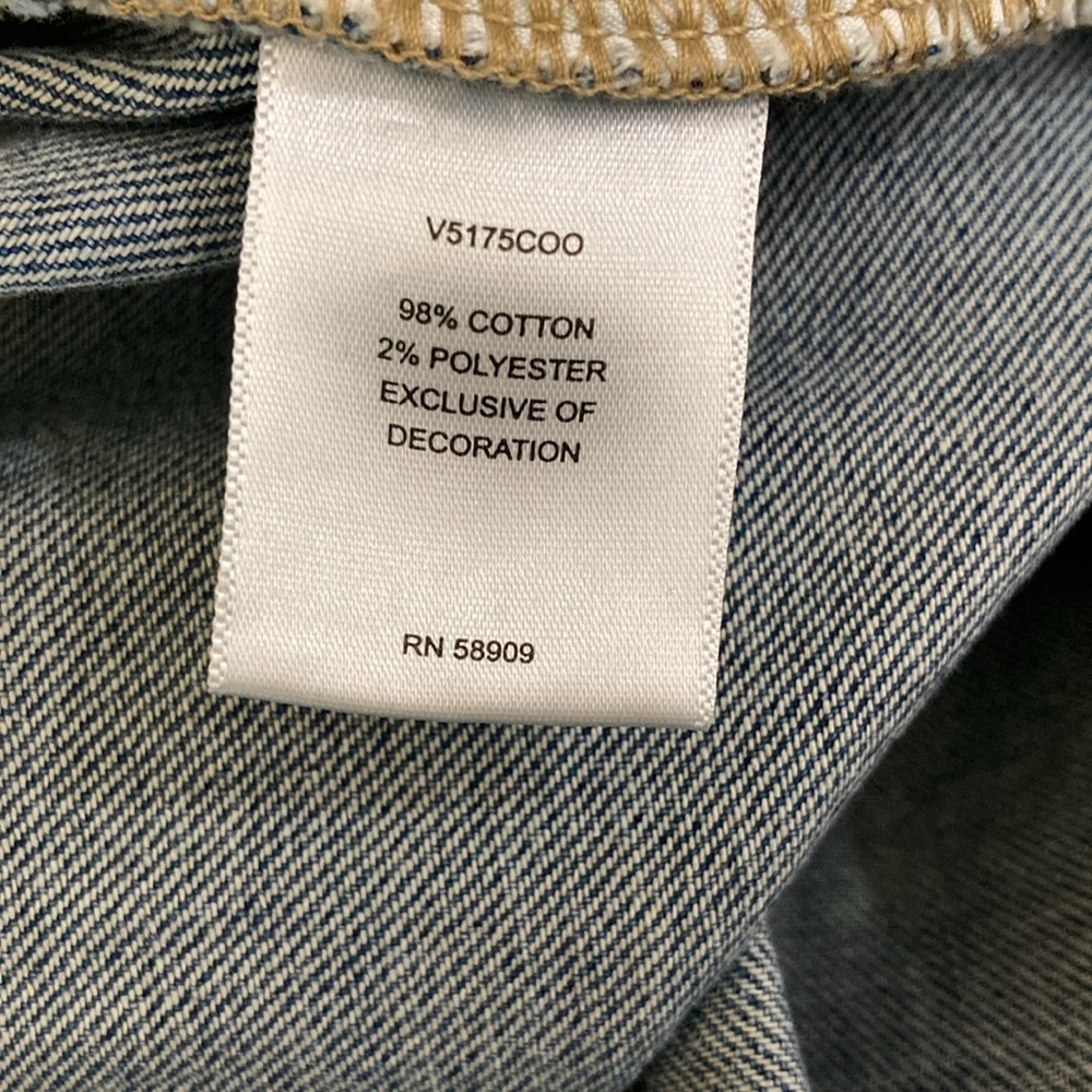 CHELSEA & VIOLET HIGH RISE ,WIDE LEG RAW HEM ,SKATER JEANS GRP 073 V5175C00 - Picture 6 of 11
